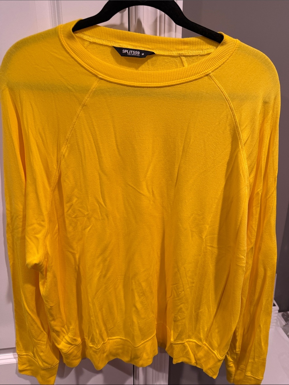 Splits59 Woman’s Bright Yellow Crewneck Sweater